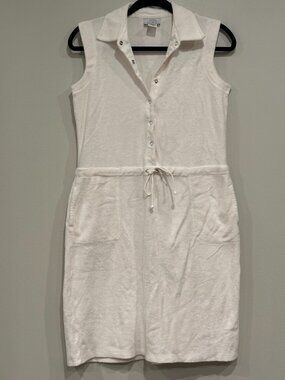 LOFT Terry Coth Dress / Swim Cover Small